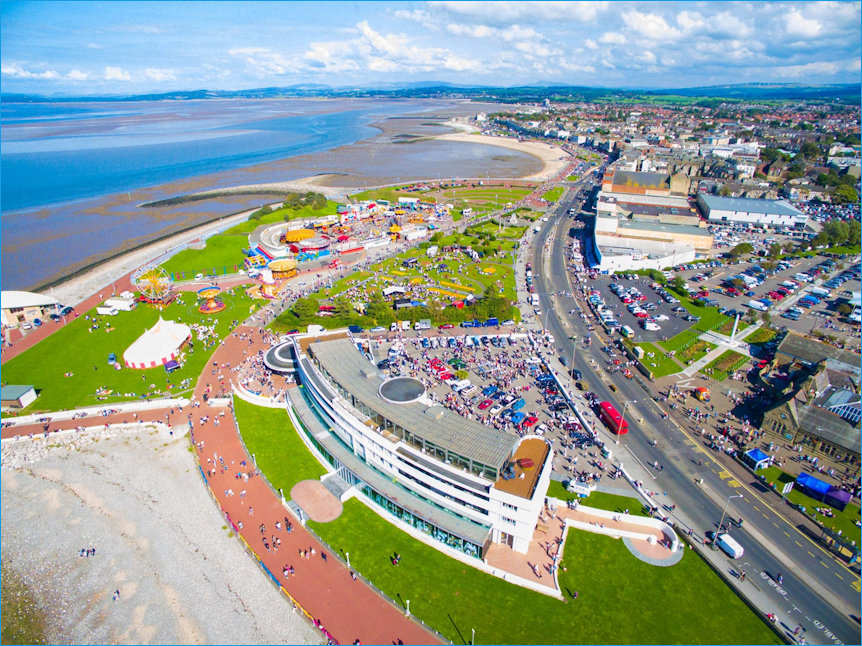 Midland Hotel aerial view 2017