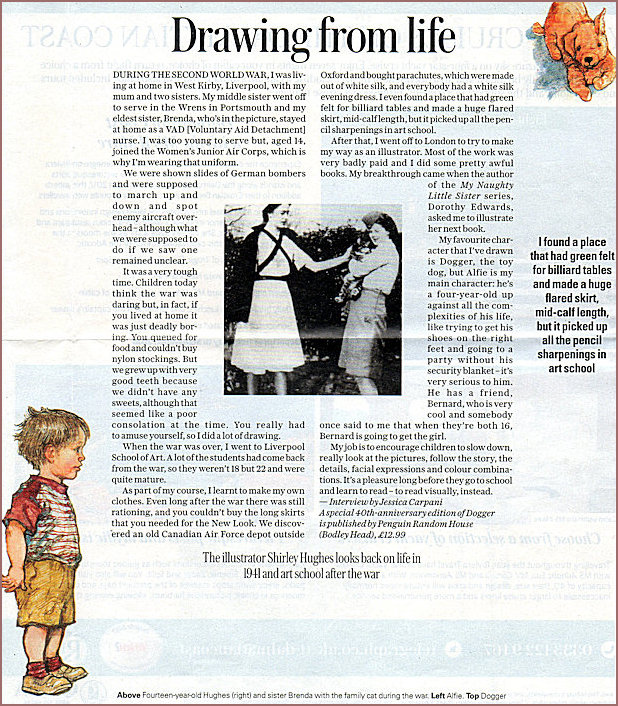 Telegraph Magazine article Judith Kerr