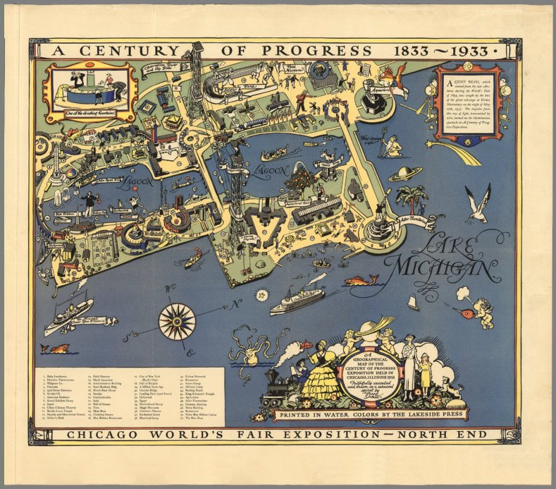 Map of Chicago's World's End