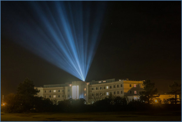 Lighting the way for Santa at the Midland Hotel