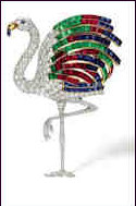Cartier Flamingo Brooch