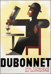 A M Cassandre advert for Dubonnet