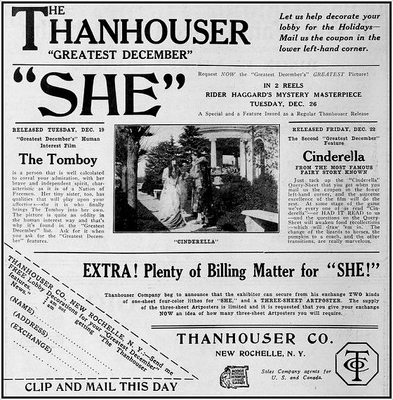 Thanhauser announcement