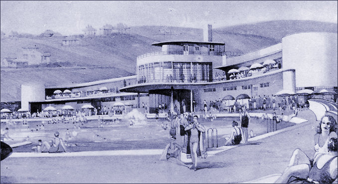 Artists impression of the Saltdean Lido