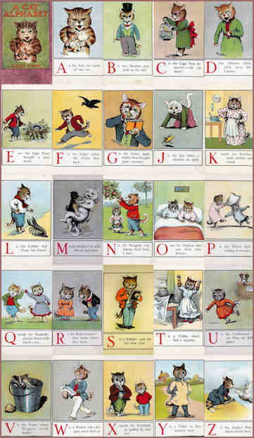 Louis Wain Cat Alphabet