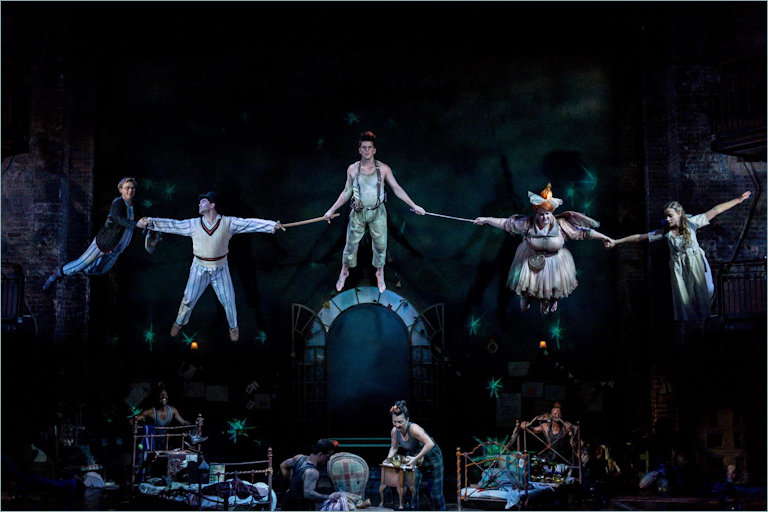 Finale of Wendy and Peter Pan