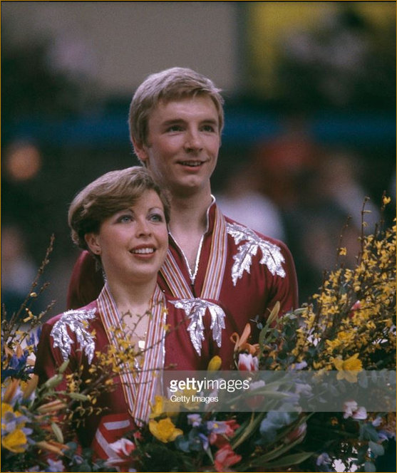 Rare 1981 image of Torvill & Dean