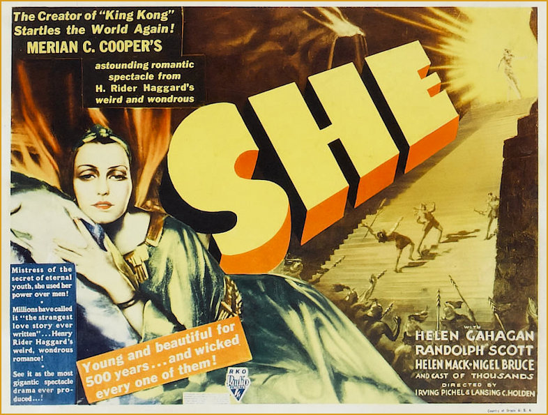 Poster featuring Helen Gagahan as Ayesha