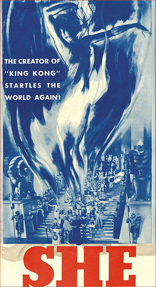 Remarkable artwork for the 1935 version of She