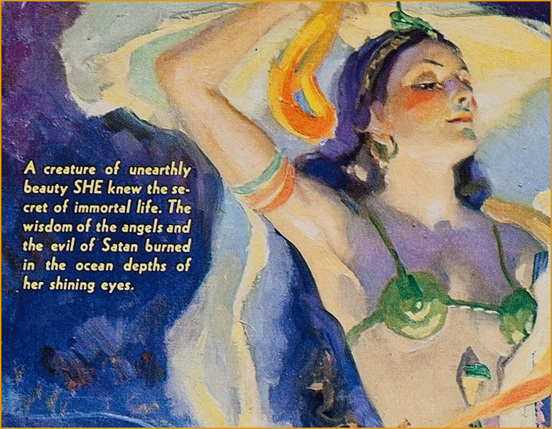 A creature of unearthly beauty ...