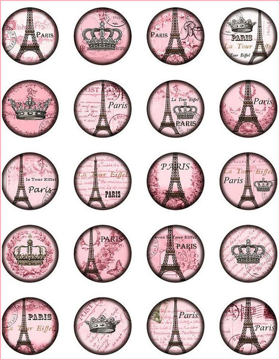 Eiffel Tower Bottle Tops