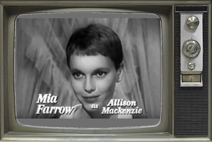 Mia Farrow as Allison Mackenzie with new haircut