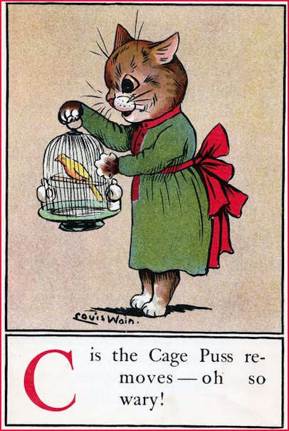 Louis Wain Letter c