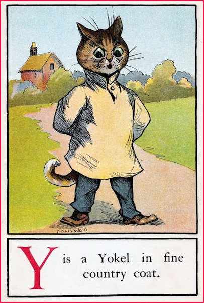 Louis Wain Letter Y
