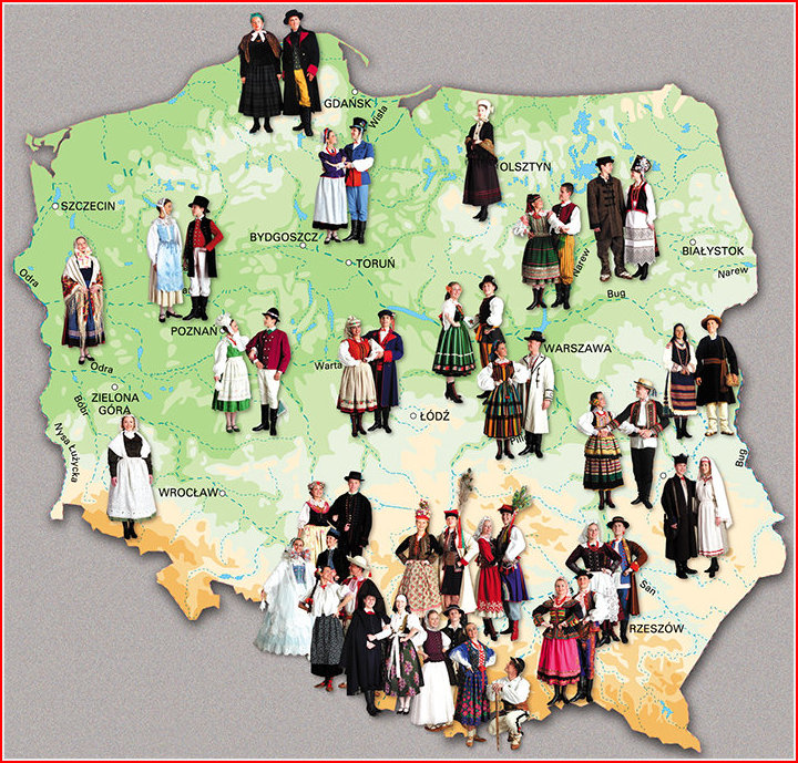 Map of Poland