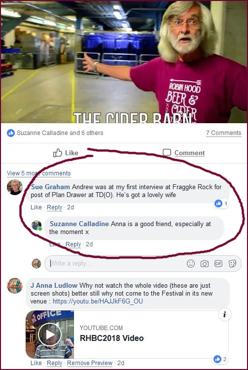 Fb page commentary