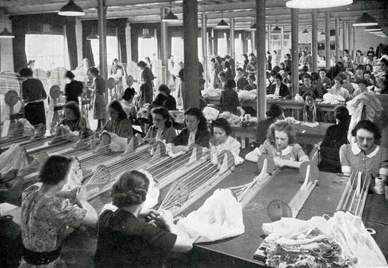 Unidentified war work at the Liverpool Littlewoods Factory