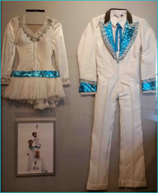 Barnum Costumes behind glass