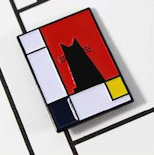 Mondrian Pin