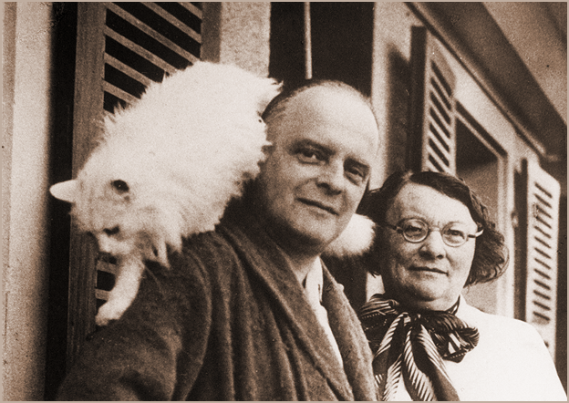 Paul and Lily Klee with Bimbo