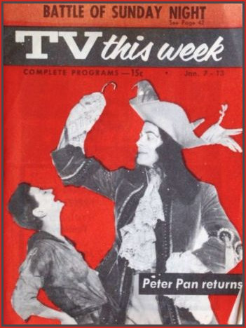 RV Programme Guide featuring Mary Martin and Cyril Pritchard