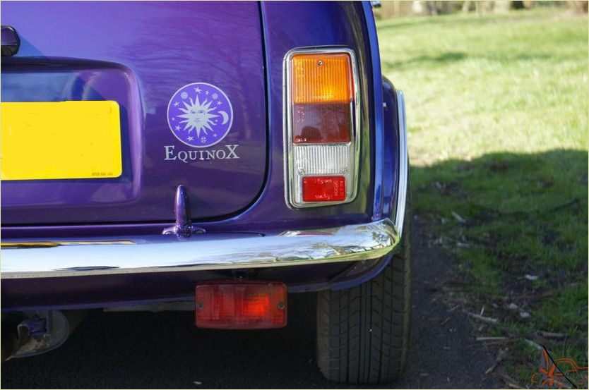 Equinox Logo on the boot of the car