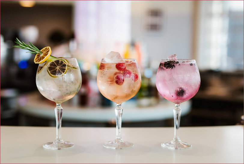 A trio of Seahorse No. 10 Gin cocktails