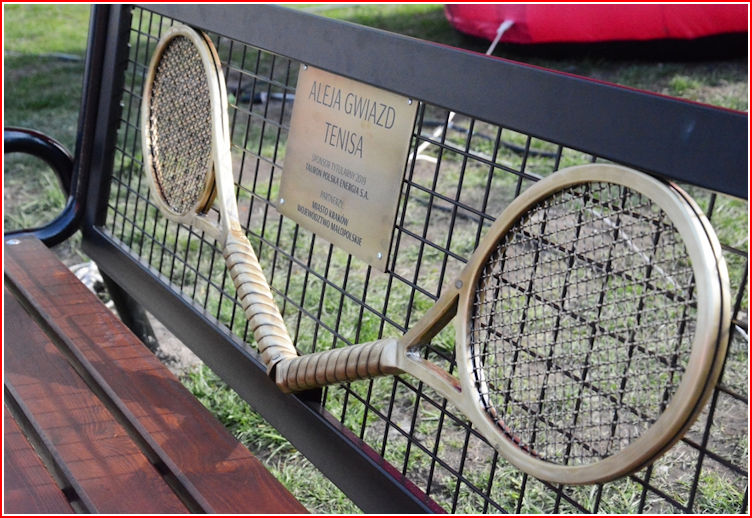 Tennis Star Alley Bench