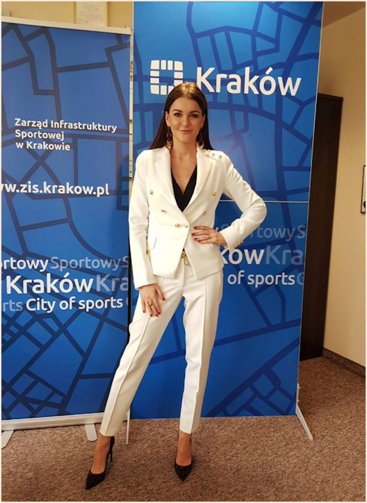 Aga promoting the City of Krakow