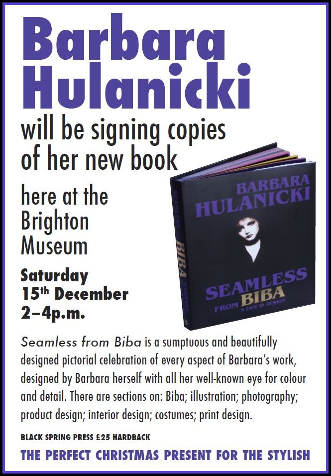 Barbara Hulanicki Advert