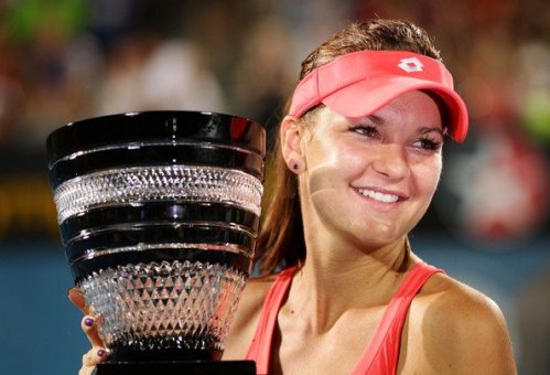 Agnieszka with Sydney Trophy