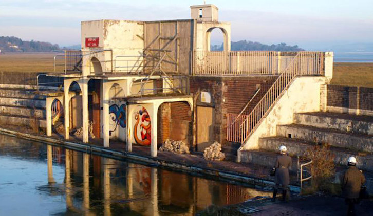 Grange Lido derelict 2019
