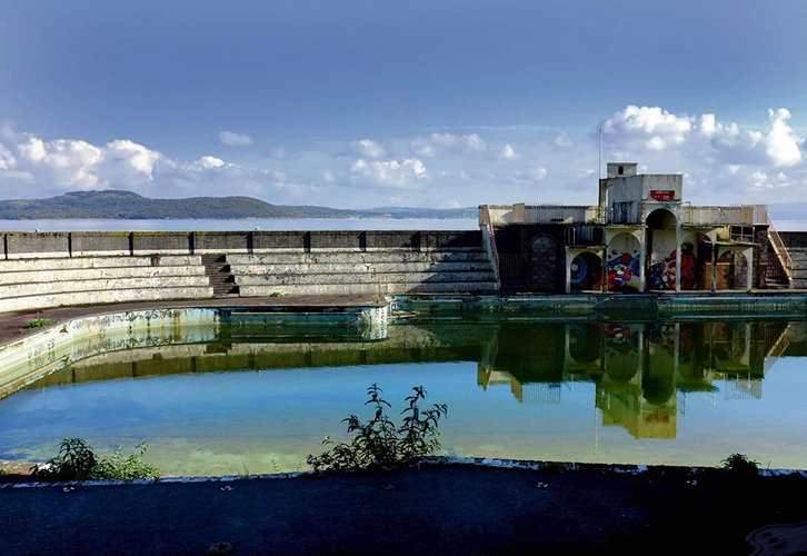 Grange Lido derelict 2019