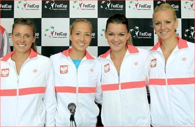 Fed Cup Team 2014 Poland versus Sweden