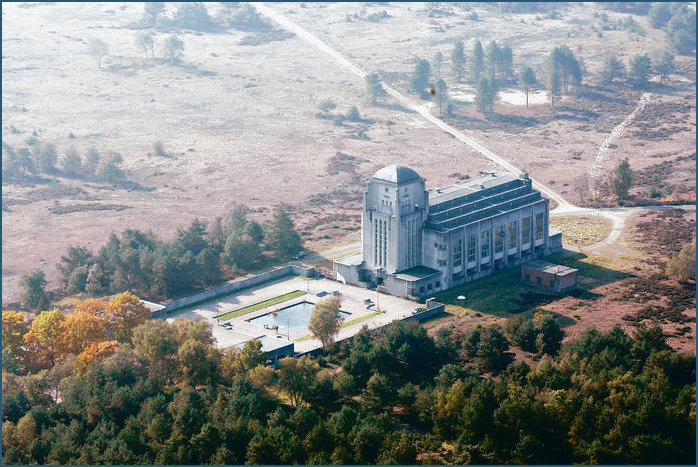 Aerial shot of Radio Kootwijk