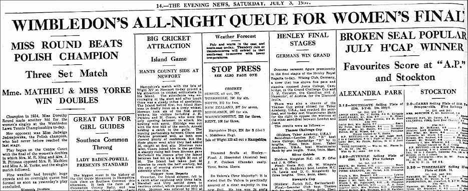 All night queue scream the headlines