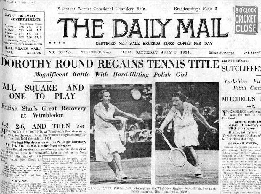 The Daily Mail front page coverage