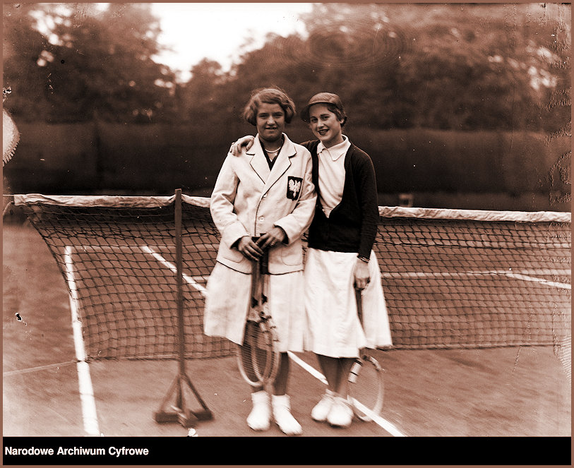 1931 JJ in interntaional tennis tournament held in Krakow