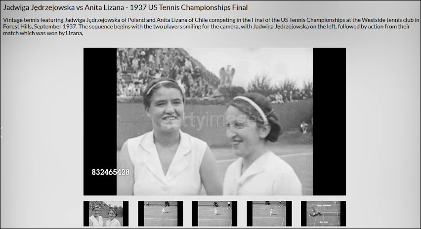 Getty - JJ Us Open Final 1937