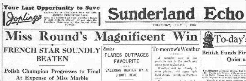 Sunderland Echo Headline