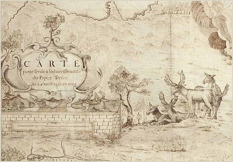 'Map for the Clarification of Land Titles in New France, 1678' 