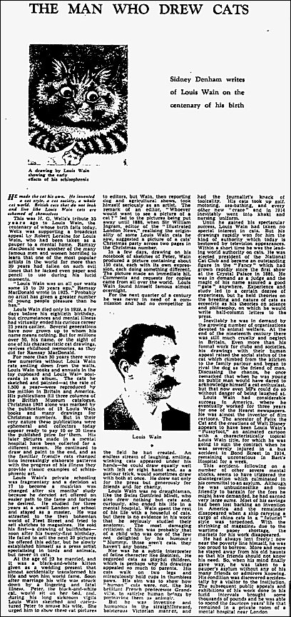 Louis Wain 100 years centenary
