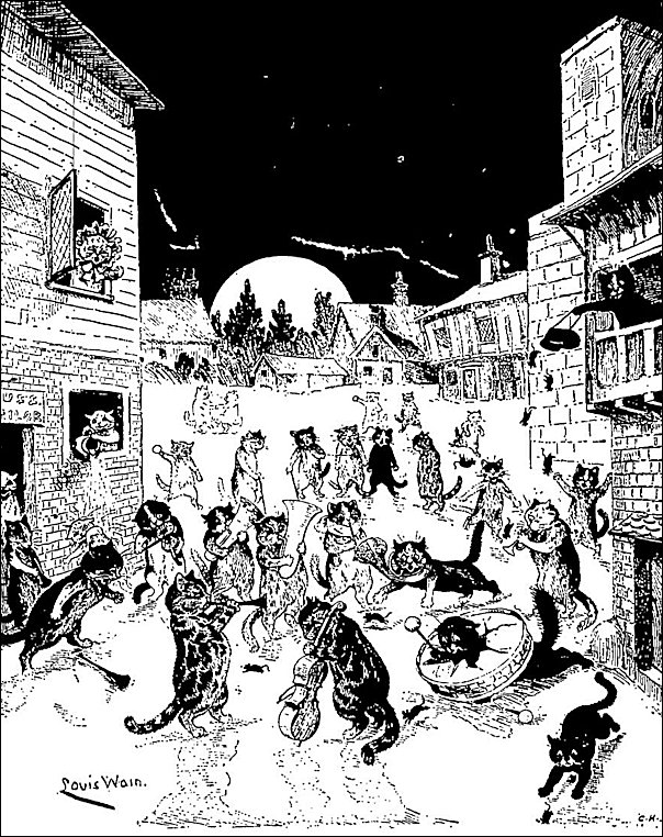 Louis Wain sketch