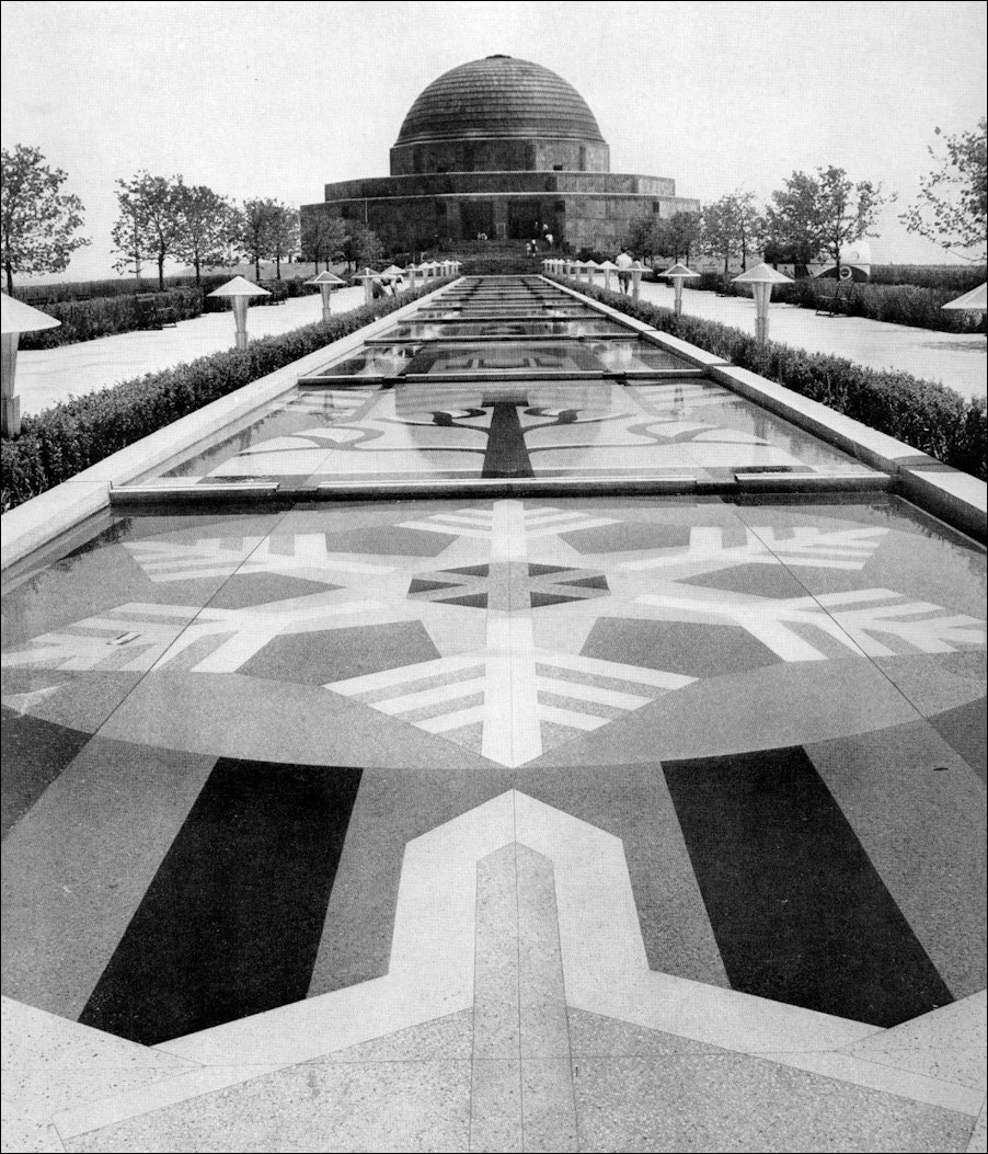 Entrance to Adler Planetarium