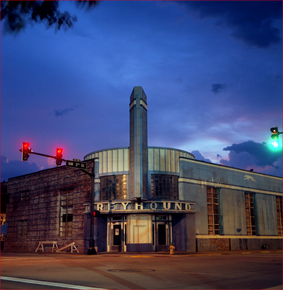 Derelict Evansville Greyhound Bus Station