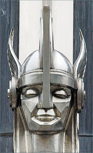 Spirit of Ecstasy detail of head
