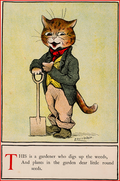 Alternative Letter T Louis Wain Alphabet