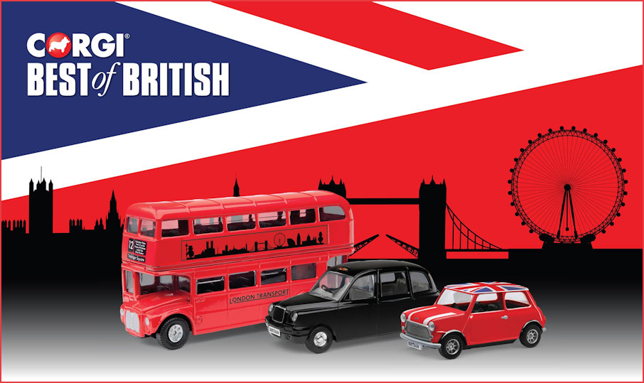 Best of British Range of Corgi Miniatures