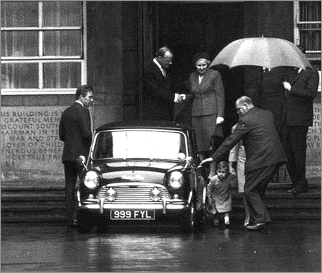 Lord Snowdon and 3 year old Linley 