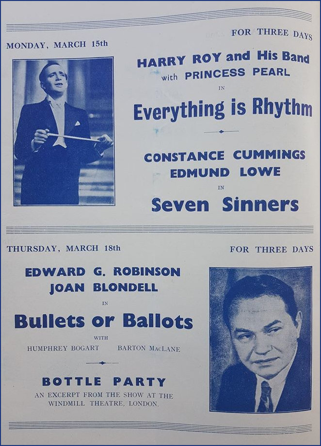 Forthcoming attractions at the Byron Cinema